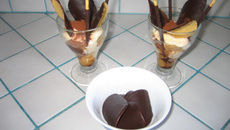 Tiramisu aux tuiles au chocolat