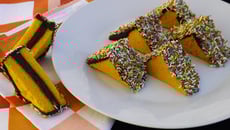 Club cakes kaki et chocolat noir