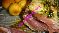 Rumsteack d'agneau presto au beurre d'ail de Lomagne