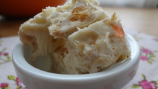 Carrés légers au chocolat blanc