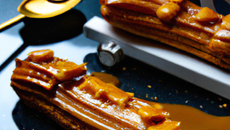 Eclair caramel au beurre salé