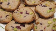 Cookies pistache-amandes-cranberries