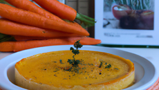 Flan de carottes cumin orange
