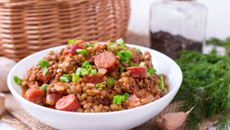 Saucisses aux lentilles