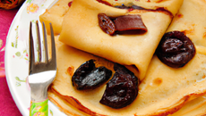 Crêpes aux prunes