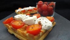 Gaufres salées au chèvre