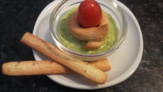 Verrine tomate-guacamole