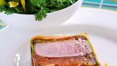 Pressé de filet de veau aux légumes confits