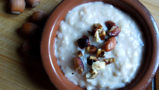 Riz au lait de noisette