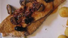 Rôti de veau aux olives et lardons fumés