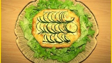 Tartelettes fines aux courgettes et Chavroux