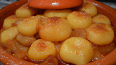 Tajine sucré aux rondelles de pommes