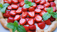 Tarte aux fraises rapide
