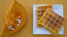 Gaufres salées au potiron