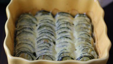 Gratin de courgettes à la Moutarde et au cumin