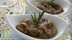 Caviar d'aubergine au miel et romarin