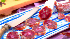 Saucisson au roquefort