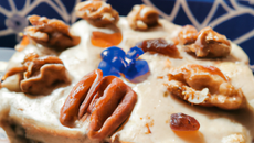 Cake au bresse bleu et aux noix