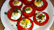 Délice de tomates aux œufs rapide