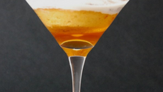 Gelée de cidre, biscuit breton cf P.Conticini, espuma caramel salé