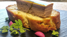 La brioche de foie gras d'oie