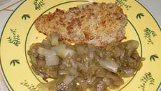 Escalopes de veau au roquefort et aux noix