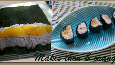 Makis au thon et orange