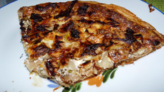 Tarte aux endives bleu et noix