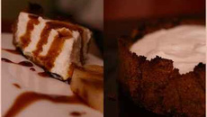 Pineapple Ginger refregirator cheesecake et ses tranches d'ananas marinées