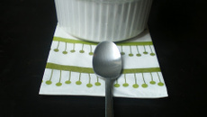 Crumble de courgettes, dés de jambon et boursin