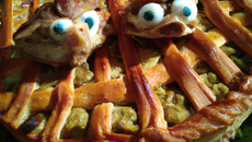 Tourte au poulet et vache qui rit