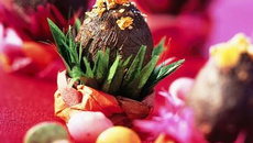 Petits œufs à la nougatine