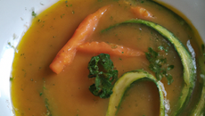 Soupe de courgettes et carottes