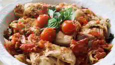 Lapin aux Tomates et Basilic