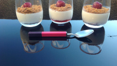 Verrines cerises et speculoos