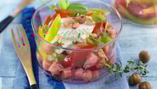 Salade fraîcheur de tomate et pastèque, Caprice des Anges