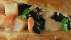 Parmentier aux Saint-jacques et escargots