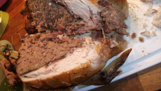 Poulet farci aux marrons