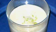 Entremet fleur d'oranger et caramel au citron vert