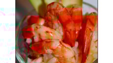 Risotto aux crevettes et ananas