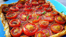 Tarte Provençale tomates moutarde