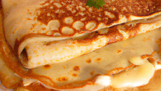 Crêpes fondantes au morbier