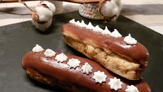 Eclairs au chocolat et à la fêve tonka