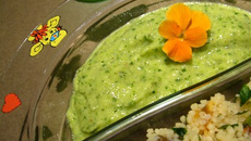 Purée crémeuse de courgettes au cumin et à la cannelle