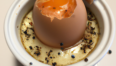 Œuf cocotte au foie gras