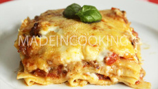 Lasagne bolognaise aux herbes de Provence et basilic