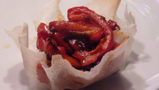 Poivrons sucrés-salés en collerette