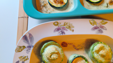 Soufflés de courgettes et quenelles