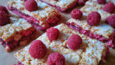 Les pavés coco-framboise