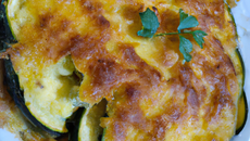 Gratin de courgette à l'envers
